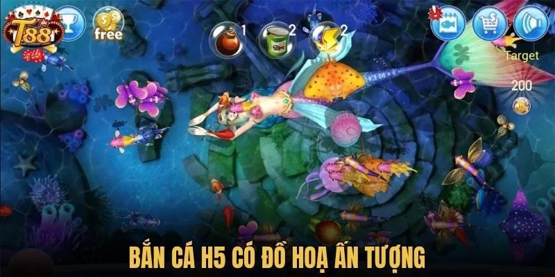Bắn Cá H5 có đồ hoạ ấn tượng